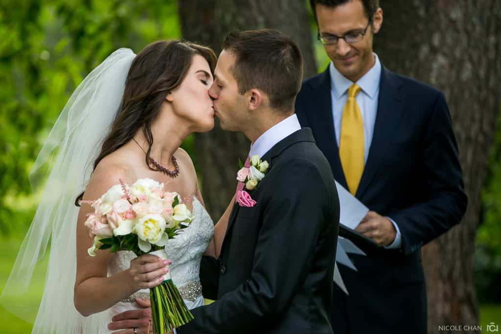 Romantic and pink-themed Endicott Estate wedding photos in Dedham, MA