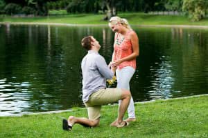 Boston Commons marriage proposal photographer