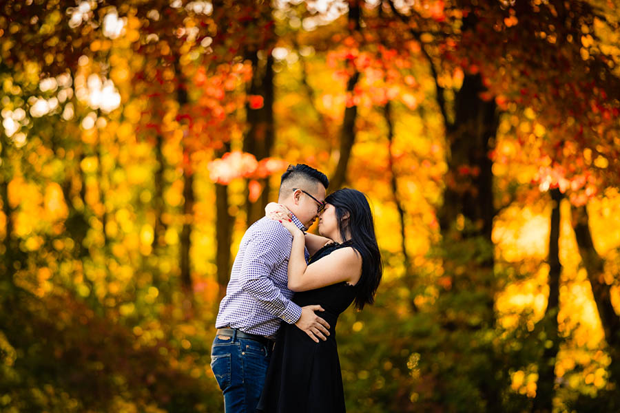 Blue Hills and Houghton's Pond engagement session photo